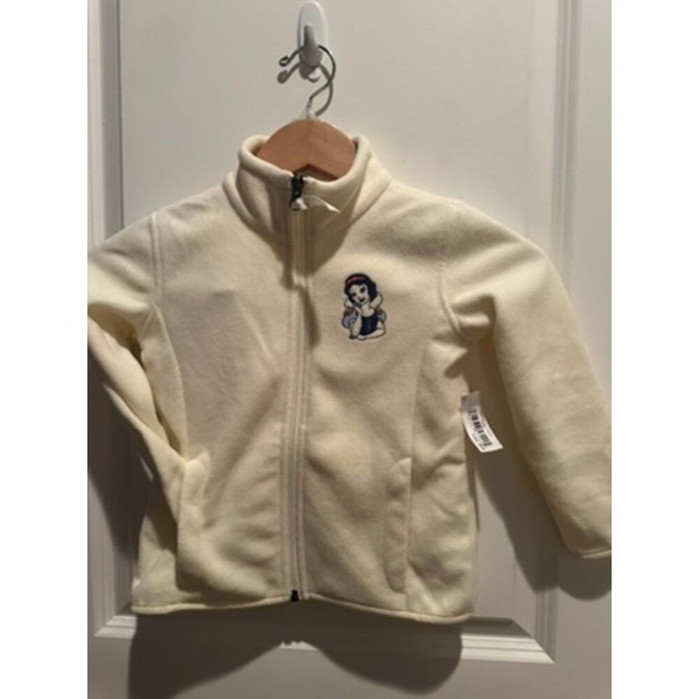 NEW Disney Amazon Essential Snow White Yellow Fleece Jacket Size 6